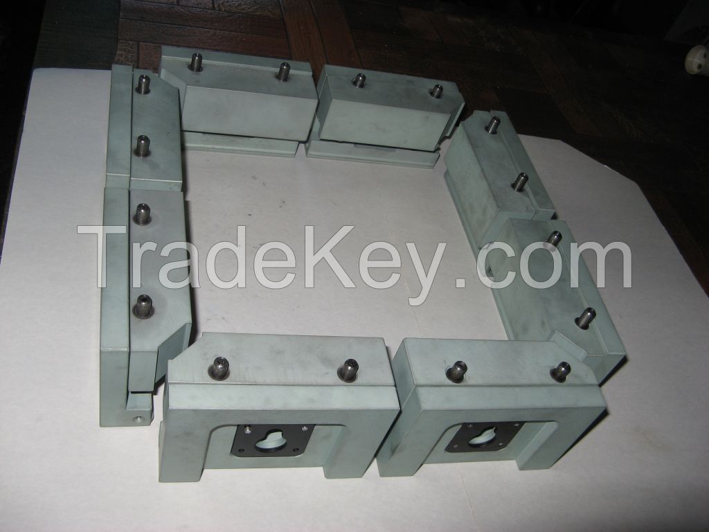 Set of movable profile supports for the welding process Ã¢ï¿½ï¿½ PVC.