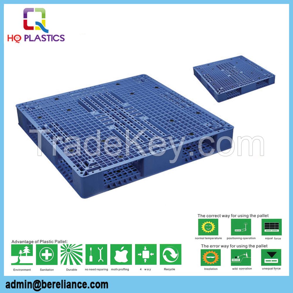 100% HDPE Double Faced Grid Plastic pallets