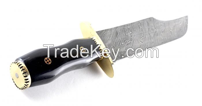 Damascus bowie knife