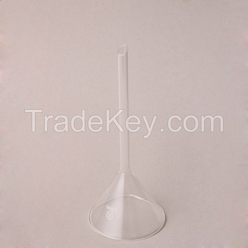 HUAOU Funnel, long stem, Boro 3.3 glass