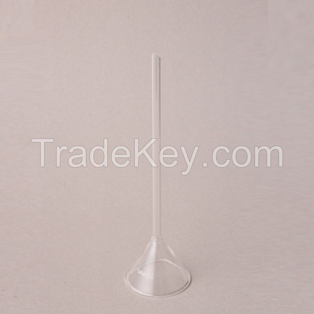 HUAOU Funnel, long stem, Boro 3.3 glass