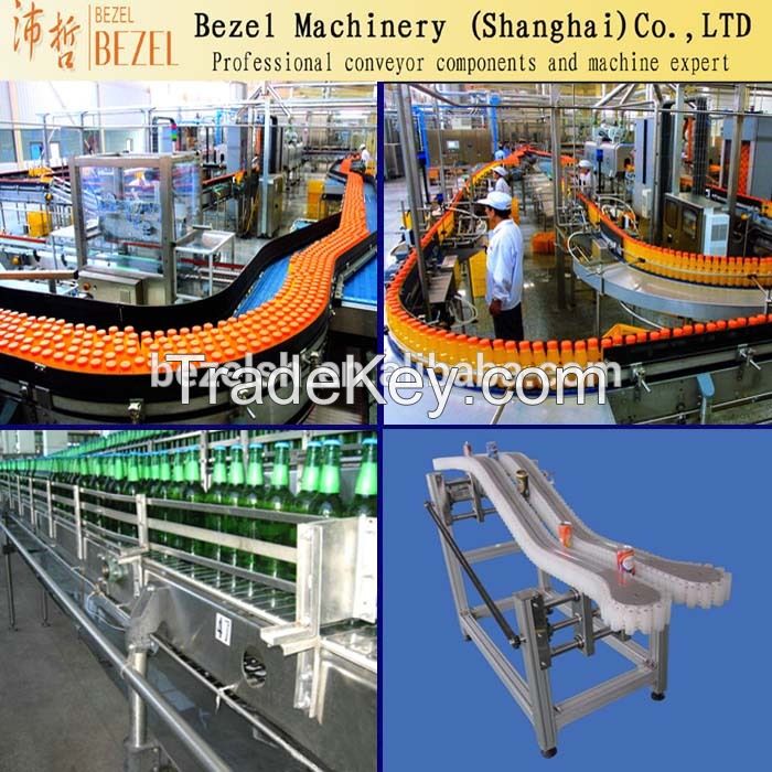 Widely used bottle belt conveyor modular plastic conveyor chain