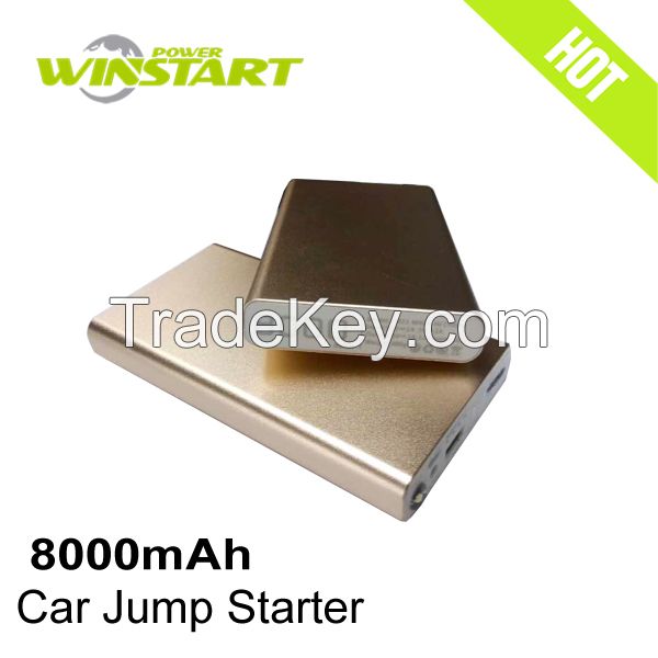 professional car jumper starter battery booster 8000mah powerall bank car jump starter for 12v car