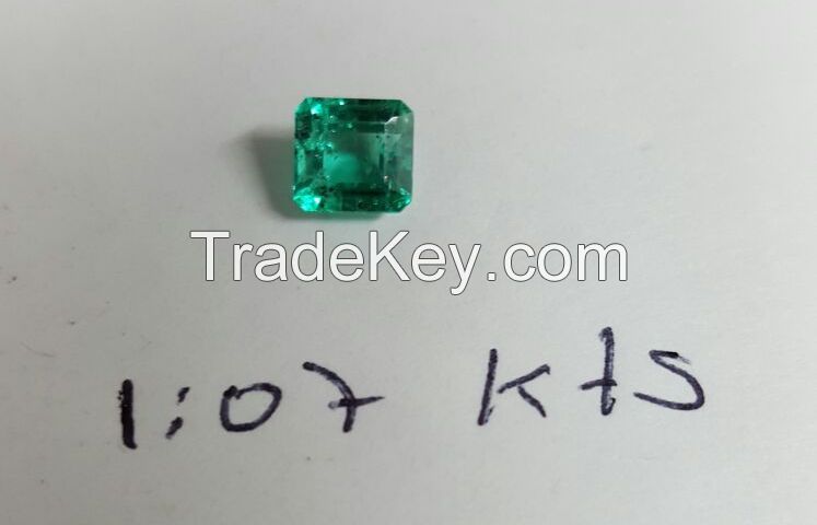 Colombian natural emeralds VVF