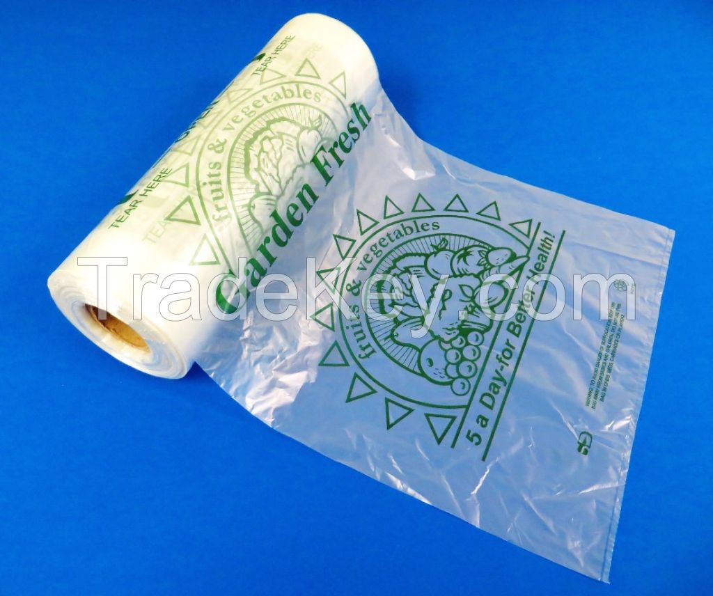 produce roll bags, plastic bags on roll