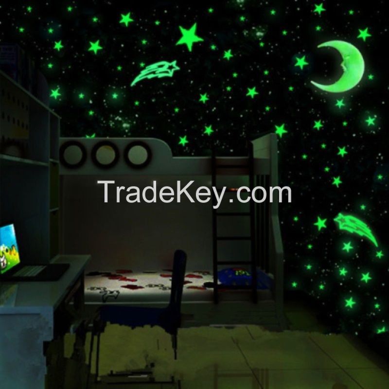Luminous Stars Fluorescent Wall Stickers Bedroom Decoration