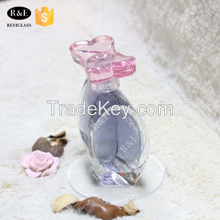 wholesale new design empty glass perfume bottle100ml