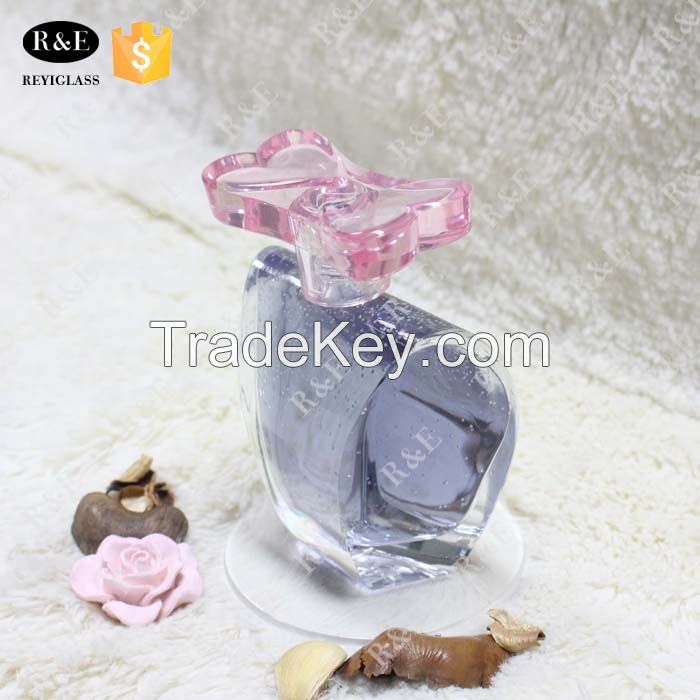 wholesale new design empty glass perfume bottle100ml