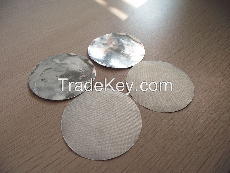 Induction seal liner for glass bottle