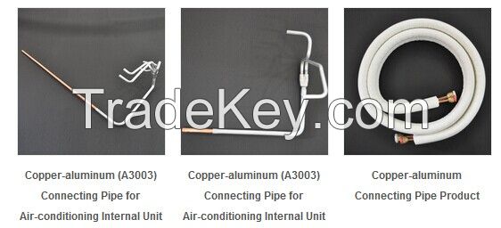 Copper-aluminum (A3003) Connecting Pipe for Micro-channel Condenser