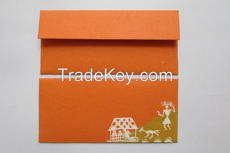 Gift Envelopes - Hand Painting on Handmade Paper Envelope