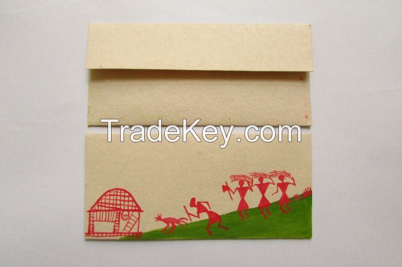 Gift Envelopes - Hand Painting on Handmade Paper Envelope