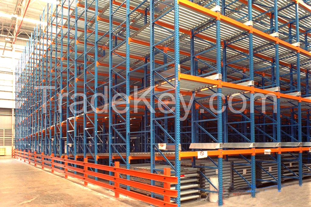 gravity pallet rack