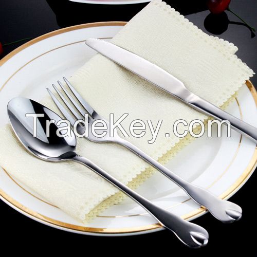 Wholesale chinese stainless steel tableware, flatware set, cutlery set