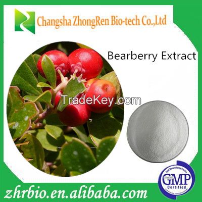 High Quality Bearberry Extract Powder 5:1 10:1 20:1 and 98% Alpha Arbutin