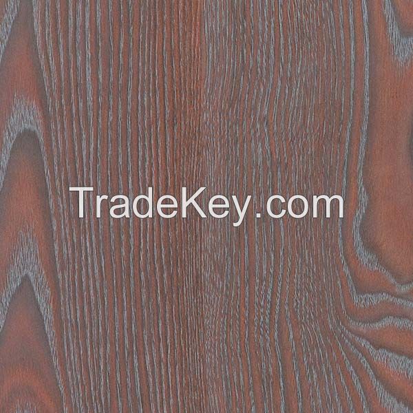 Printed wooden grain decorative paper used on furniture and flooring surfaces