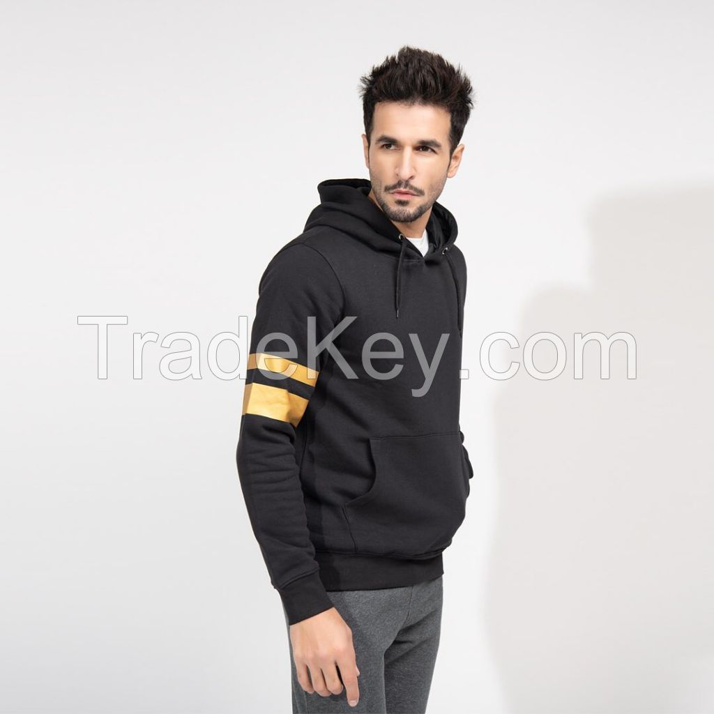 Hoodie Men And Women's Wear With Strips Style