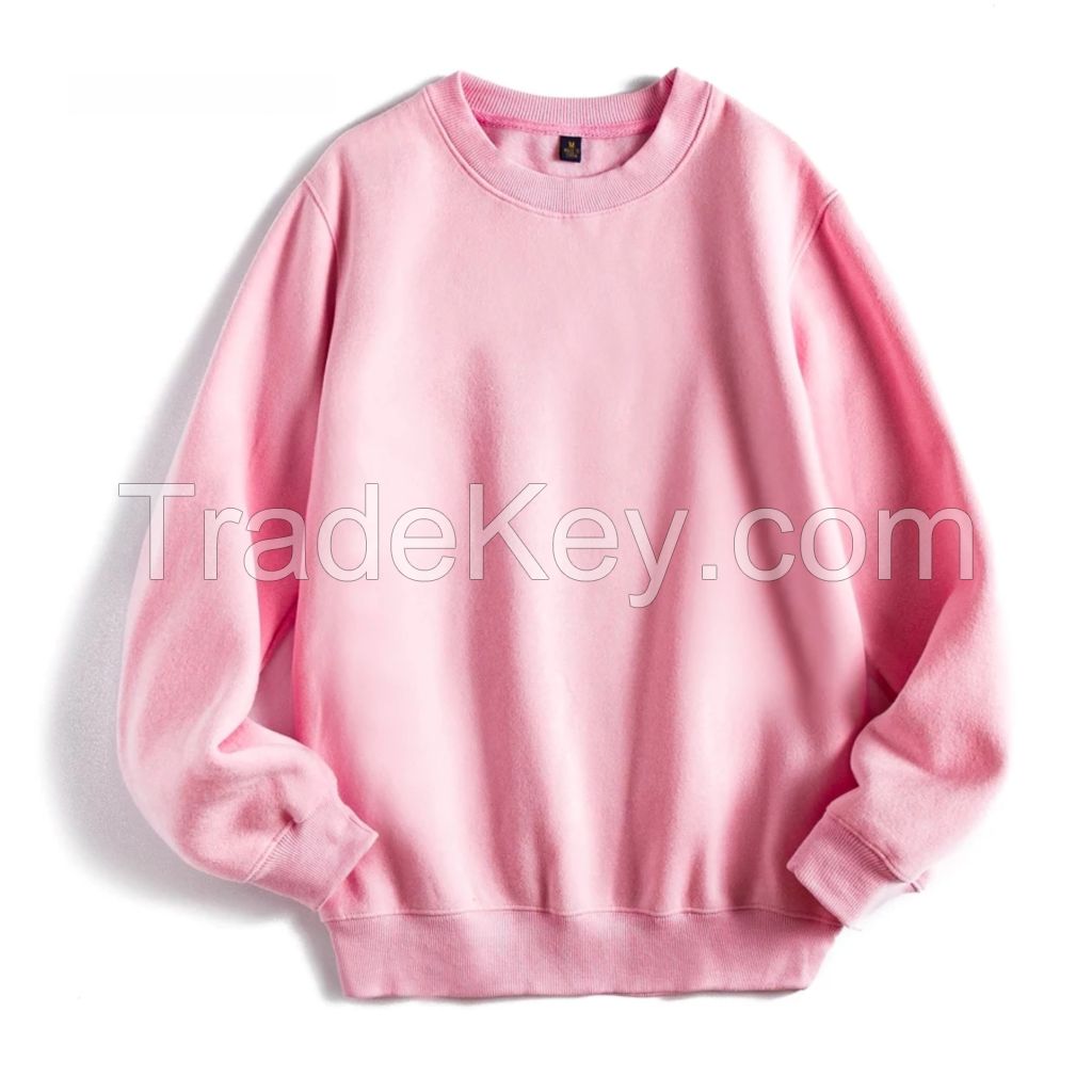 CrewNeck Sweatshirt Plain Fleece