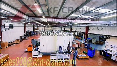 Semi-gantry crane with hoist for sale,Low noise Semi-gantry crane indoor or outdoor,workshop or yard