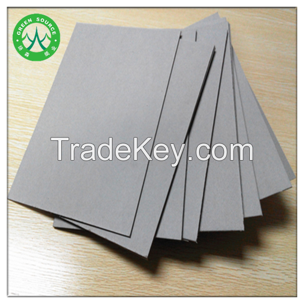 Asia pulp paper bookbinding board grey paper board sheet