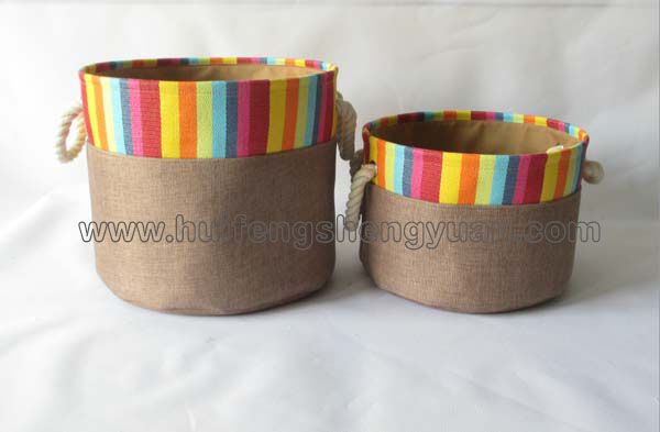 linenette basket set of 2