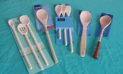 dinnerware: spoons sets, spoon and fork, ladles, spatulas, scoops