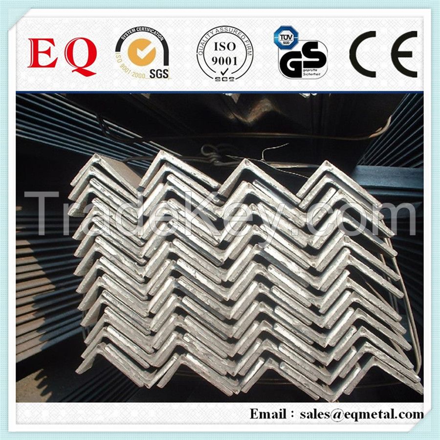 Construction structural hot rolled steel angle mild steel angle