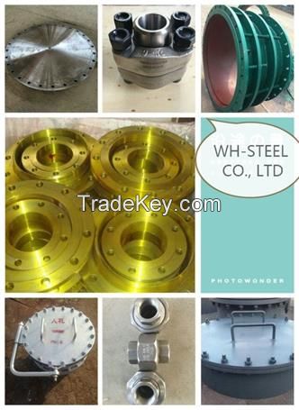 Carbon steel and stainless stain pipefittings, flanges, elbow, forged pipe fittings.