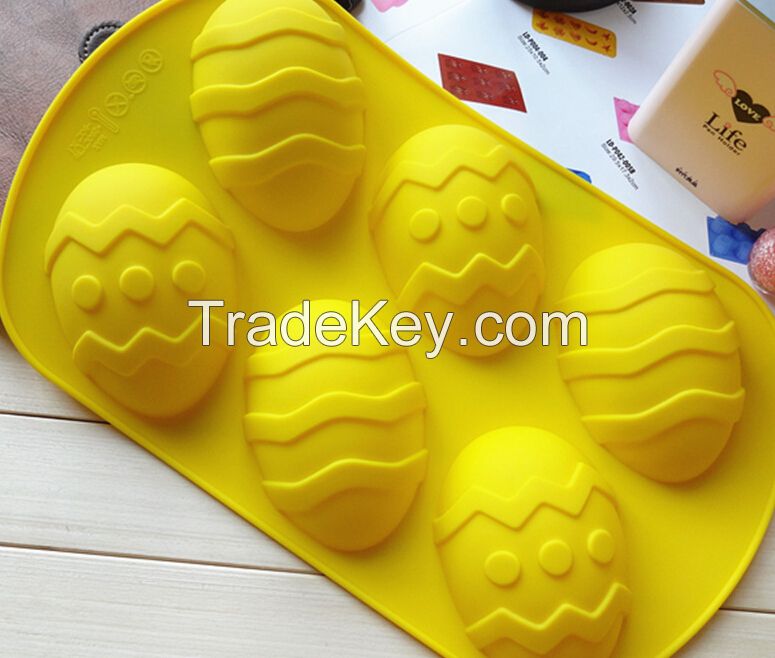 silicone Easter eggs mold