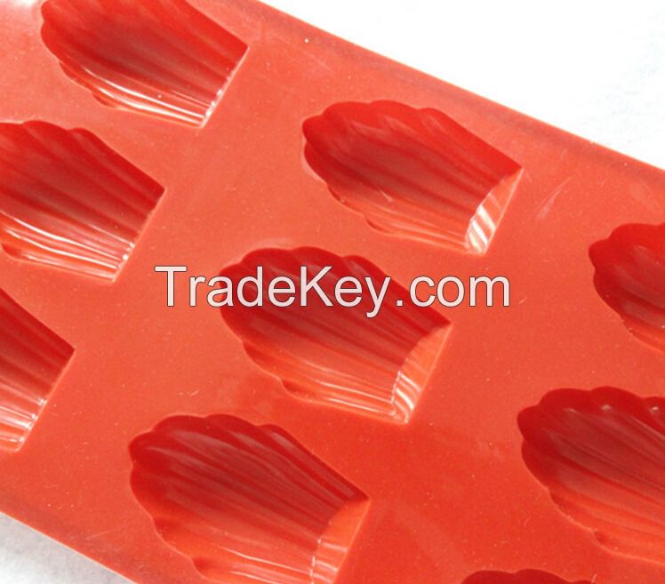 silicone madeline cake molds