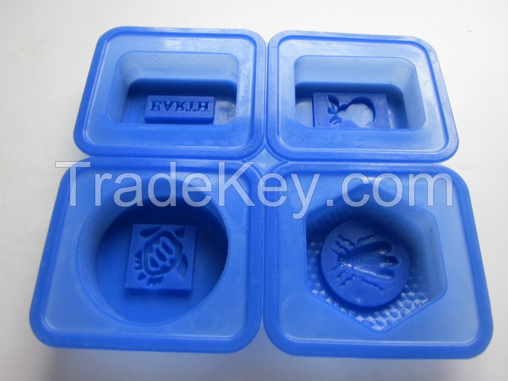 silicone bees , birds and flower soap molds