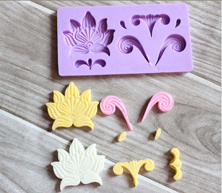 silicone fondant, 3d lace mold, cake decorations molds