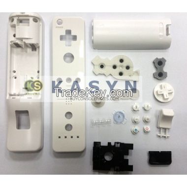 Plastic Cover Shell Case + Buttons Kit for wii left Controller