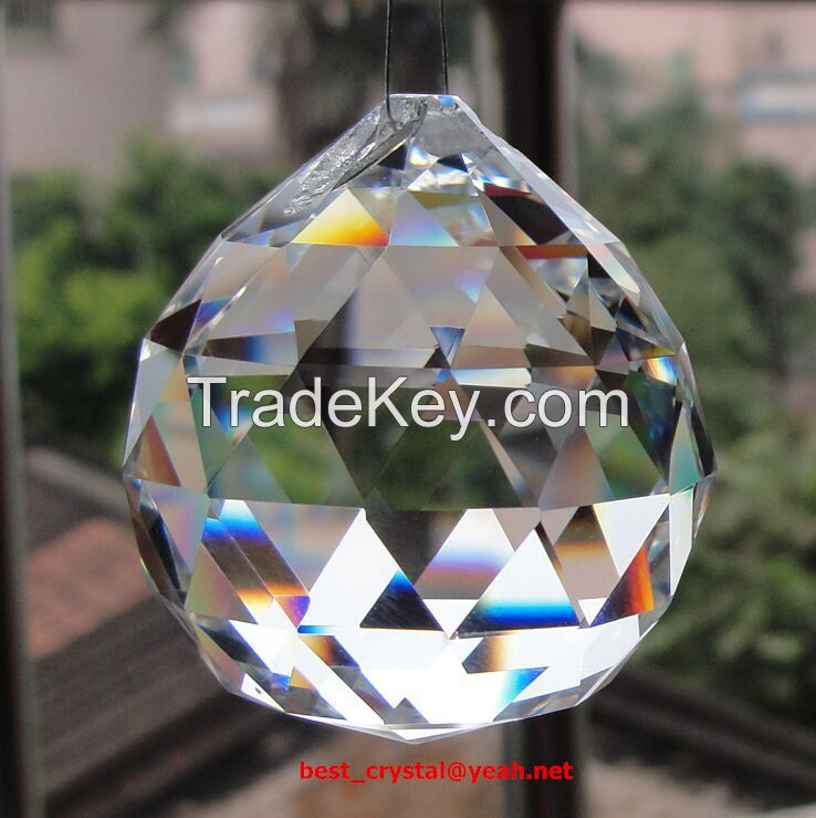 Fengshui Crystal Faceted Ball,Crystal Chandelier Ball