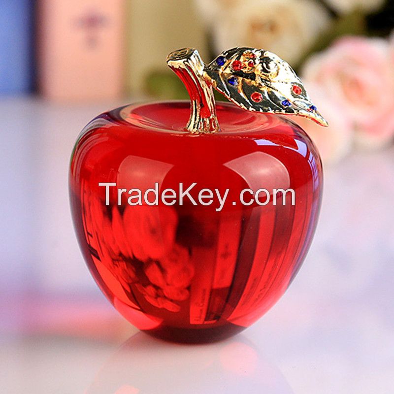 Crystal Apple,Crystal Gift,Lovers Gift
