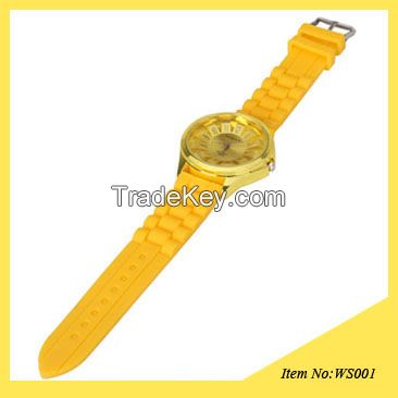 Sunflower silicone gift watch