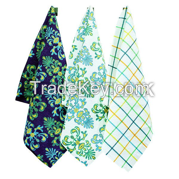 wholesale the microfiber printed kitchen towel