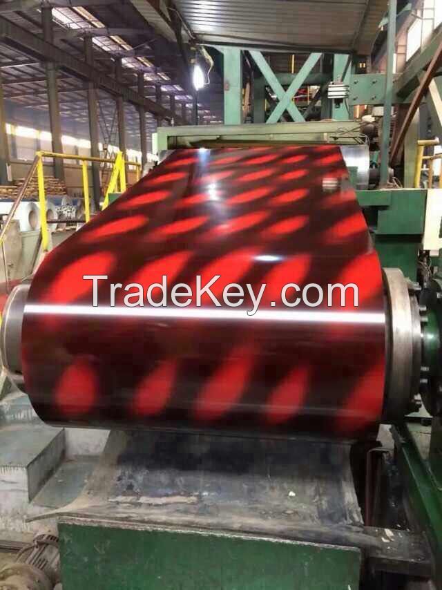 Color coated galvanized iron metal roofing sheet in coils 