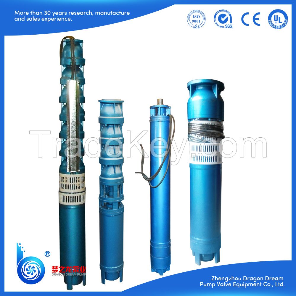 Electric centrifugal multistage deep well submersible pump