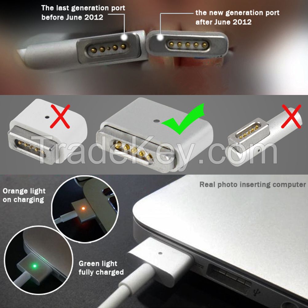 Power Adapter Replacement 85W Magsafe 2 Charger for Macbook Pro 15" Retina