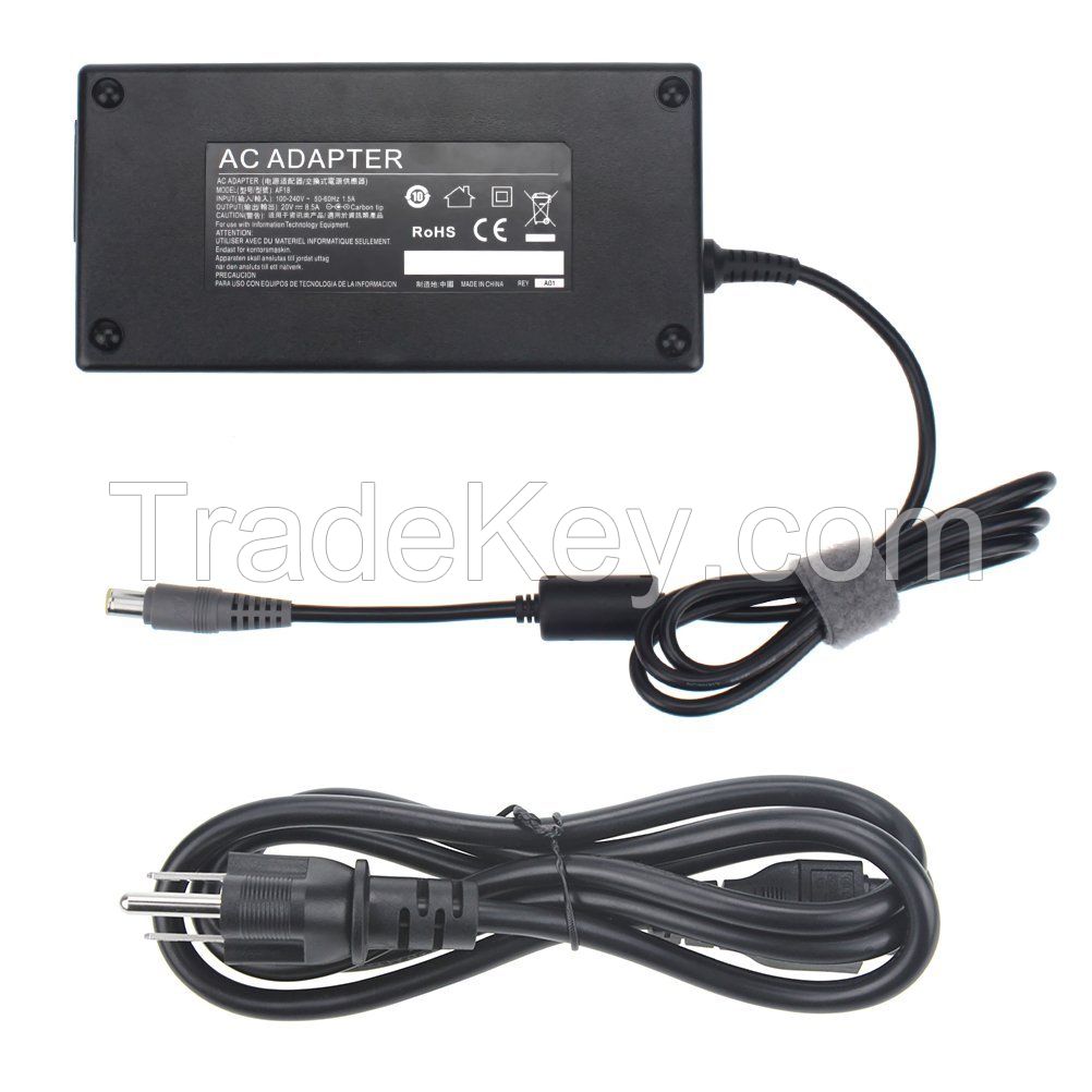 Power Adapter 170W 20V 8.5A Replacement for Lenovo ThinkPad Charger 7.9x5.5mm