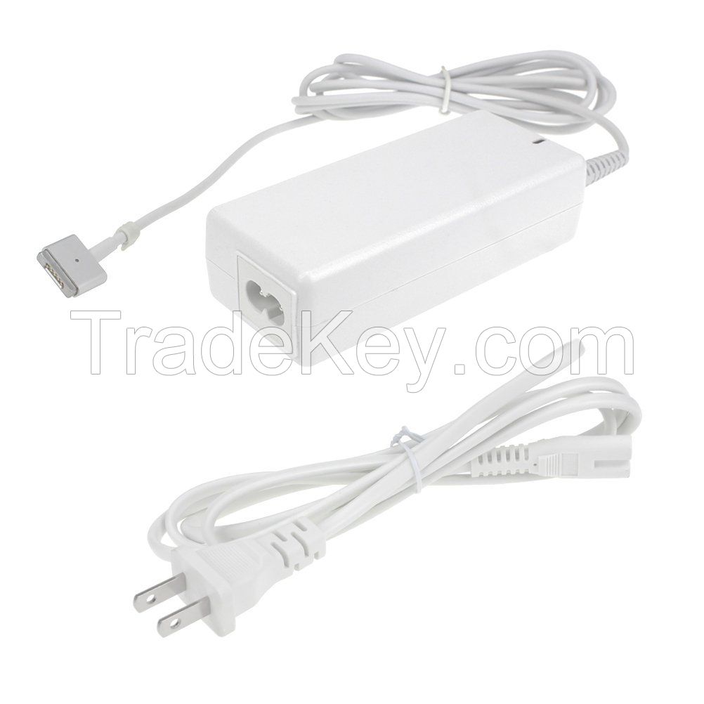 45W Magsafe2 Power Adapter Replacement Charger for Apple Macbook Air 11 Inch and 13-Inch 14.85V 3.05A