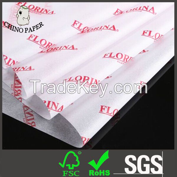 Wrapping gift/clothes/shoes print logo wrapping tissue paper