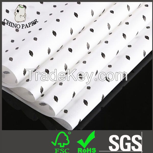 Logo Printed Paper Customized 17 g white tissue paper