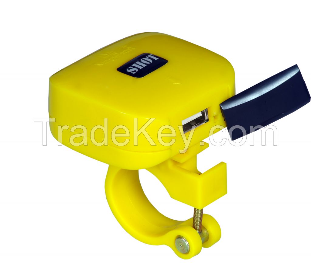 SHOT the bike mobile charger Yellow