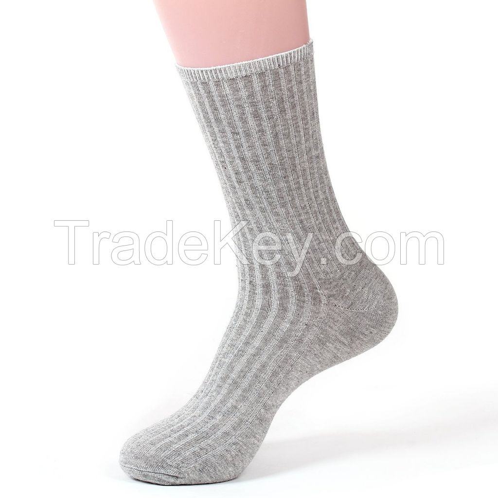 Men Bussiness Bamboo Carbon Fiber Sports Breathability Middle Socks
