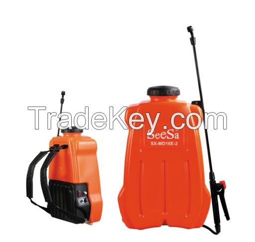 automatical knapsack  sprayer Dynamo-electric Backpack Power Sprayer with Pressure Adjusting Device, Made of PP and PE