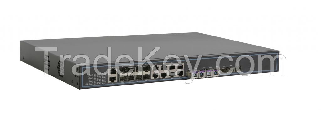 FTTH Solution Gepon Epon OLT with 8 Ports HZW-E818-01