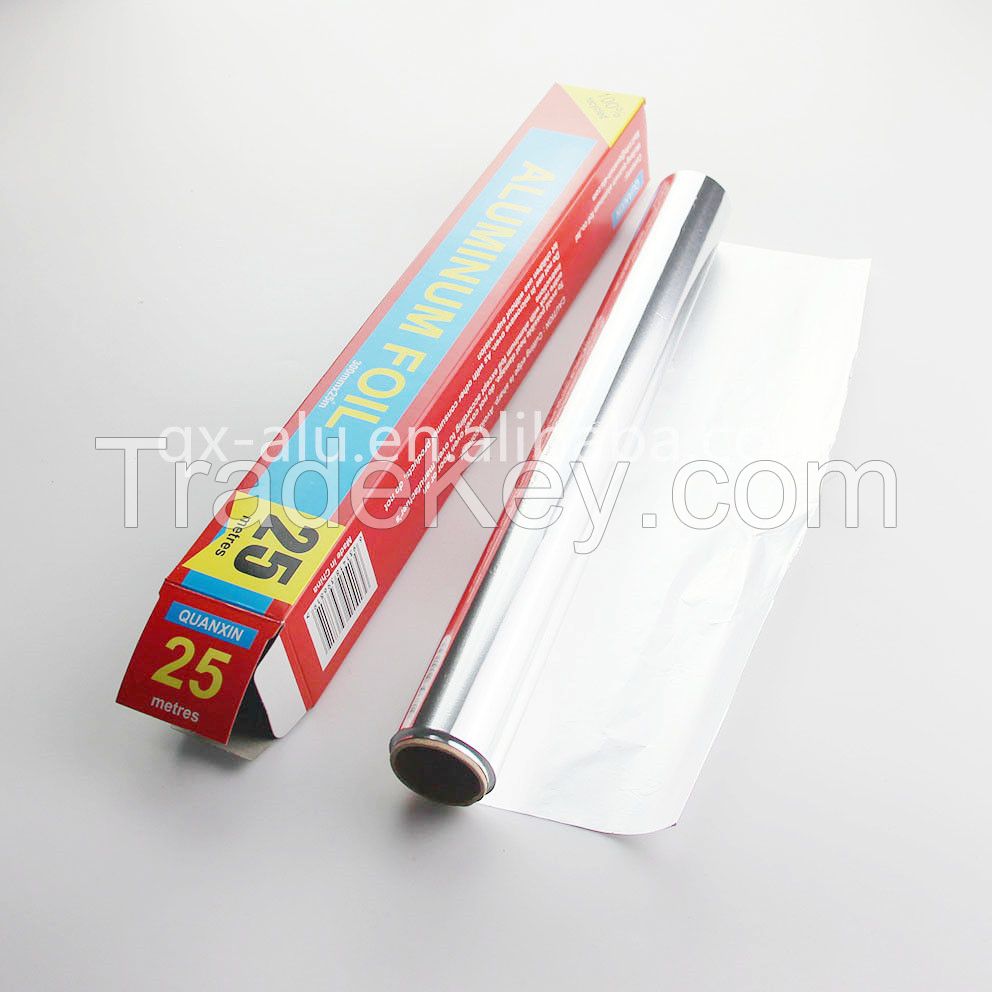 Disposable aluminium foil roll