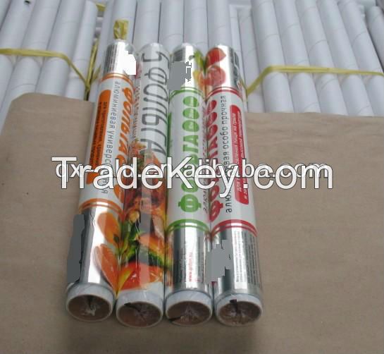 Household aluminum foil roll for food package